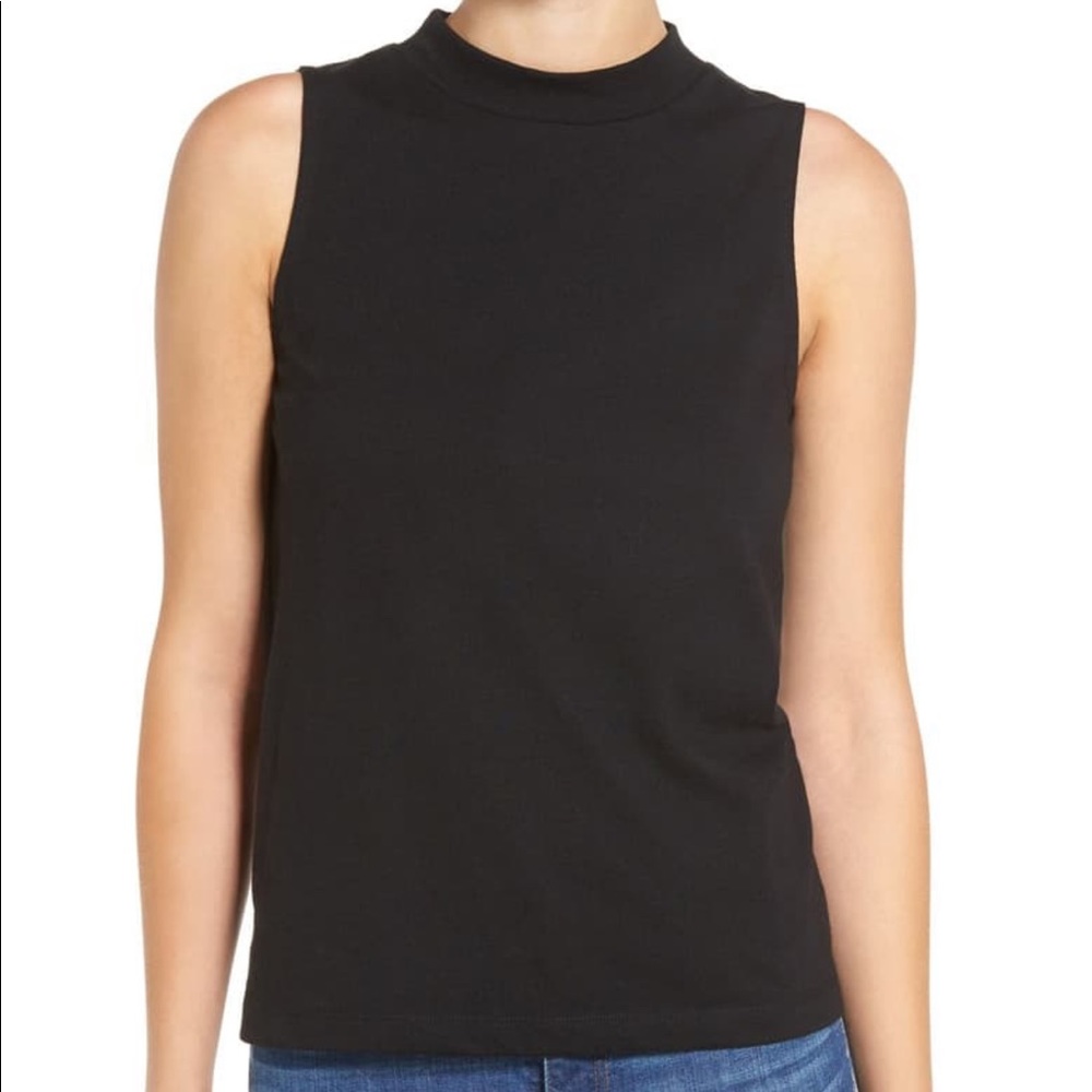 Madewell mock neck tank top